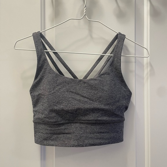 Lululemon Energy Bra in Heather Grey, Size 6 - Picture 2 of 3